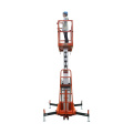 TUHE 4-14m Double Mast Hydraulic aluminum alloy lift double mast man lifts